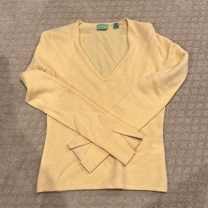 Whim 100% cashmere v neck sweater